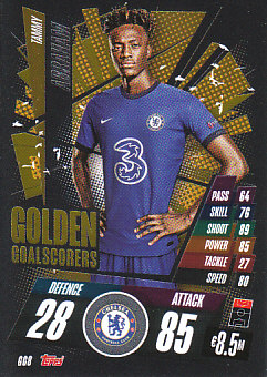 Tammy Abraham Chelsea 2020/21 Topps Match Attax CL Golden Goal Scorers #GG08
